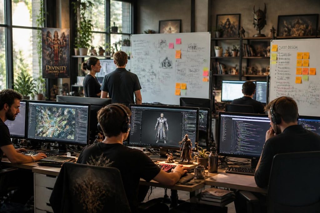 découvrez les secrets et les coulisses de larian studios, le studio renommé derrière des jeux vidéo à succès, et explorez leur processus créatif unique.