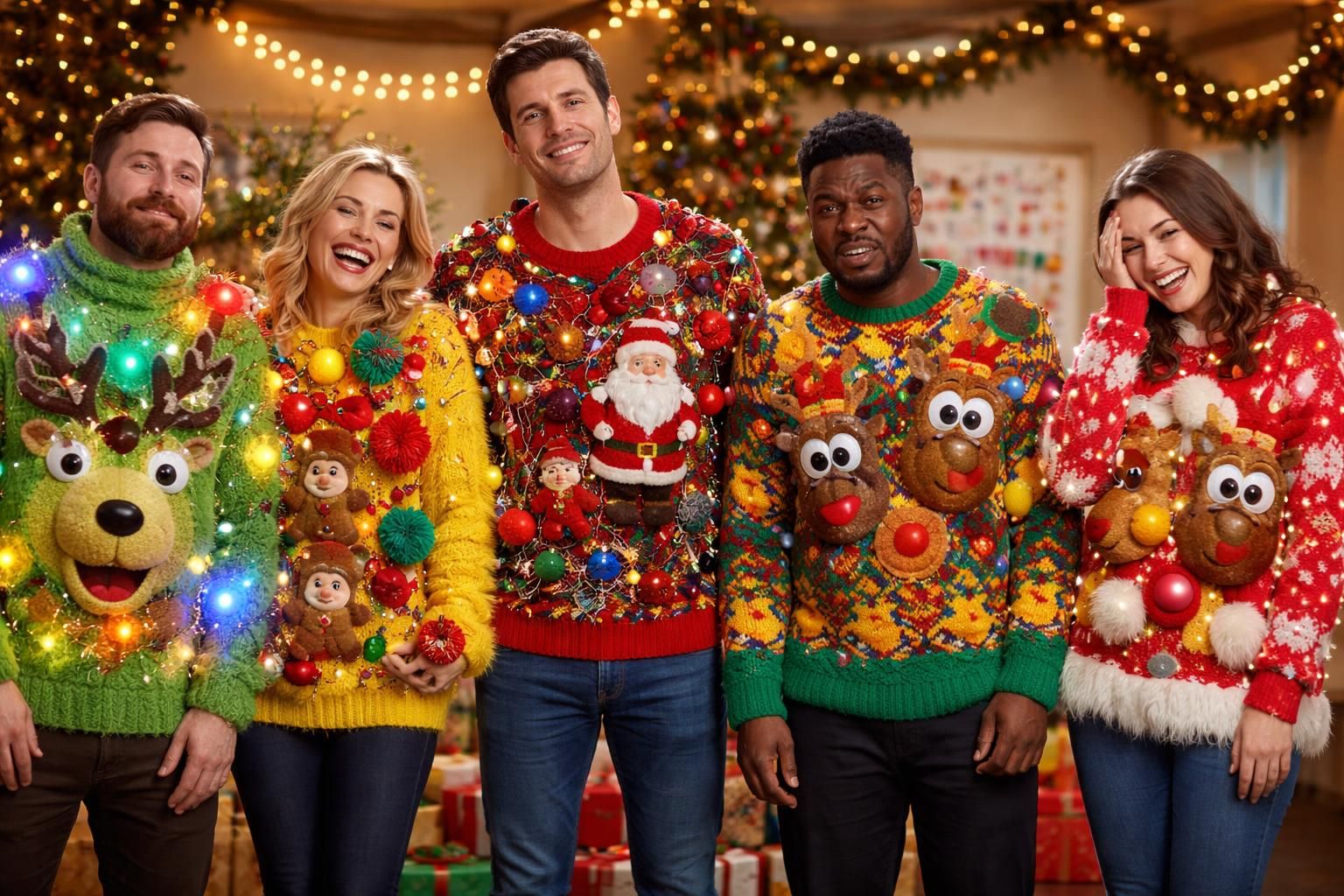 découvrez le classement hilarant des pires pulls jamais portés lors de la journée du pull de noël en, entre rires et style douteux pour une fête mémorable !